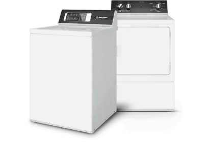 Speed Queen Top Load Washer and Front Load Dryer